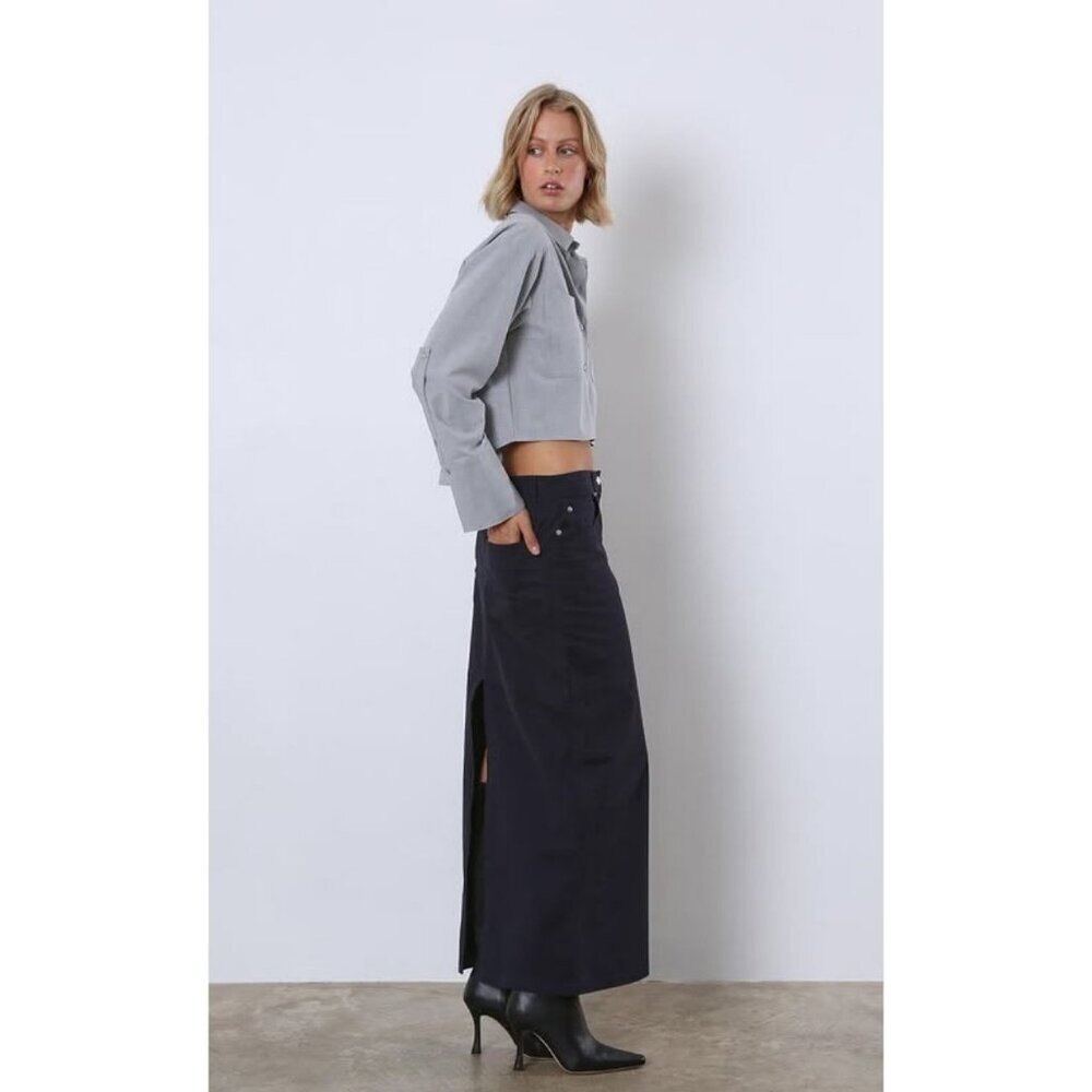 New HERSKIND Nikita Skirt Midi Maxi Column Straight Quiet Luxury Old Money Luxe